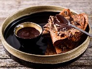 Рецепта Какаови палачинки с течен шоколад